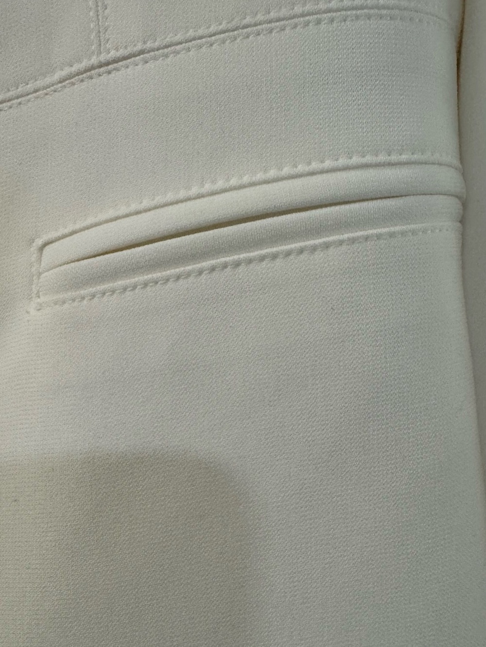 Talbots Ivory One-Button Blazer Jacket - Picture 7 of 10